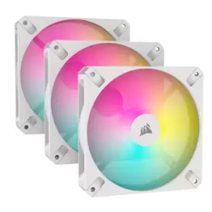 Image of CORSAIR iCUE AR120 Digital RGB 120mm PWM Fan Triple Pack - White