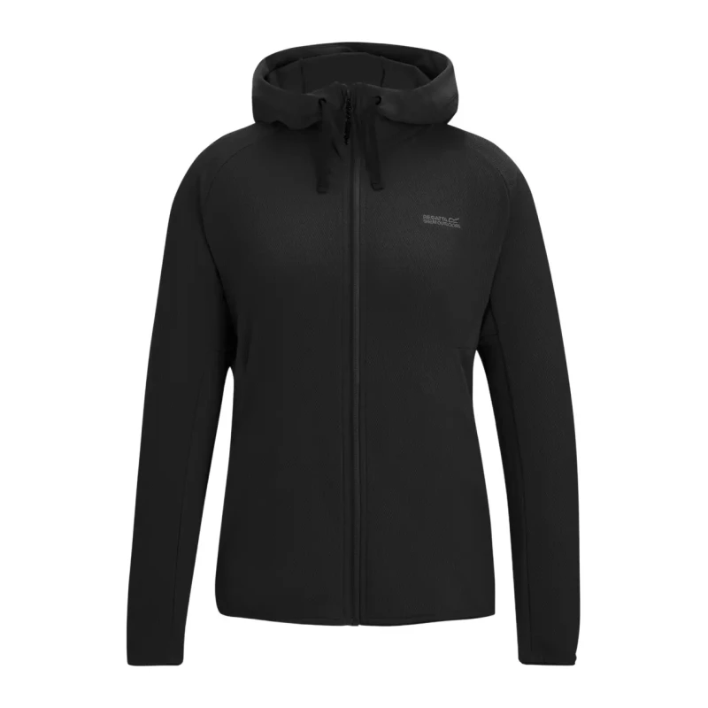 Image of Womens hooded jacket Regatta Nayna Noir Female 38