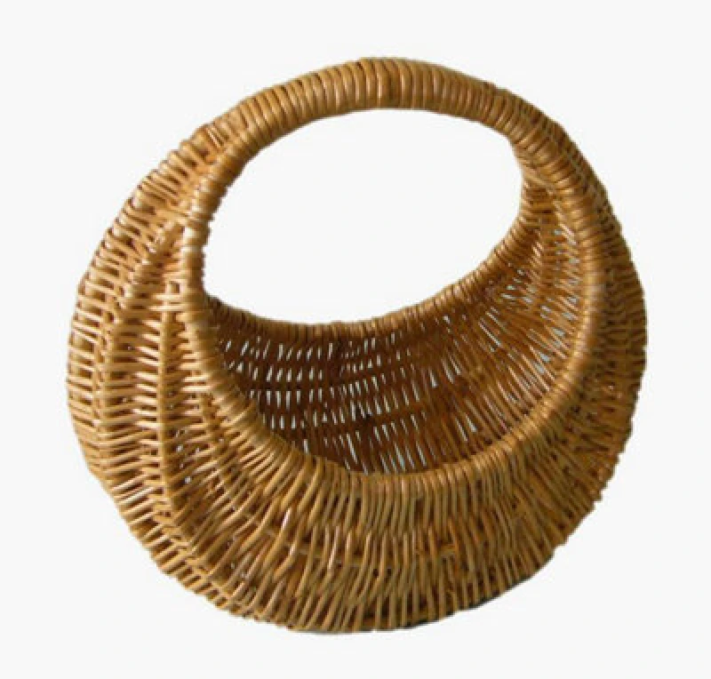 Image of Red Hamper C014 Wicker Shopping Basket Gondola Basket Small