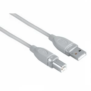 Image of Hama Shielded USB 2.0 Cable Grey 1.80 m