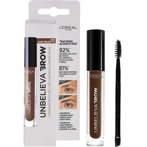 Image of LOreal Paris Unbelieva'Brow Longwear Brow Gel Dark Brunette