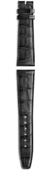 Image of IWC Strap Aligator Black For Folding Clasp XS