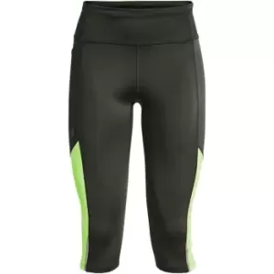 Image of Under Armour Armour Fly Fast 3.0 Speed Capri Leggings Womens - Green