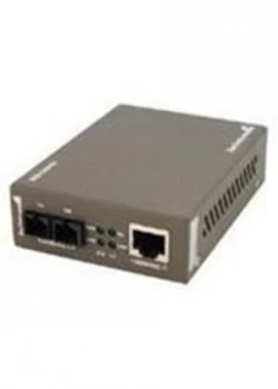 Image of StarTech 1000 Mbps Gigabit Single-Mode Fiber Ethernet Media Converter SC 15km