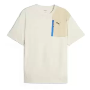 Image of Puma Open Road T-Shirt - Cream