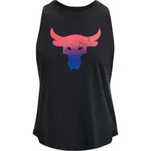 Image of Under Armour Project Rock Bull Tank Top Ladies - Black