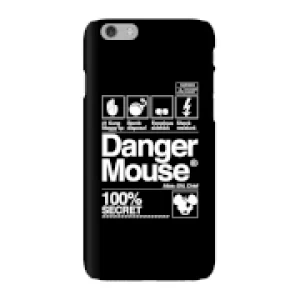 Image of Danger Mouse 100% Secret Phone Case for iPhone and Android - iPhone 6 - Snap Case - Gloss