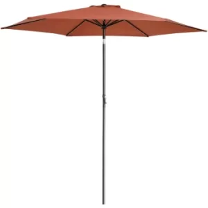 Image of Garden Parasol Umbrella Large 3m UV-Protection 40+ Sun Shade Patio Canopy terracotta (de)
