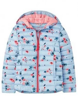 Image of Joules Girls Kinnaird Posey Padded Coat - Blue
