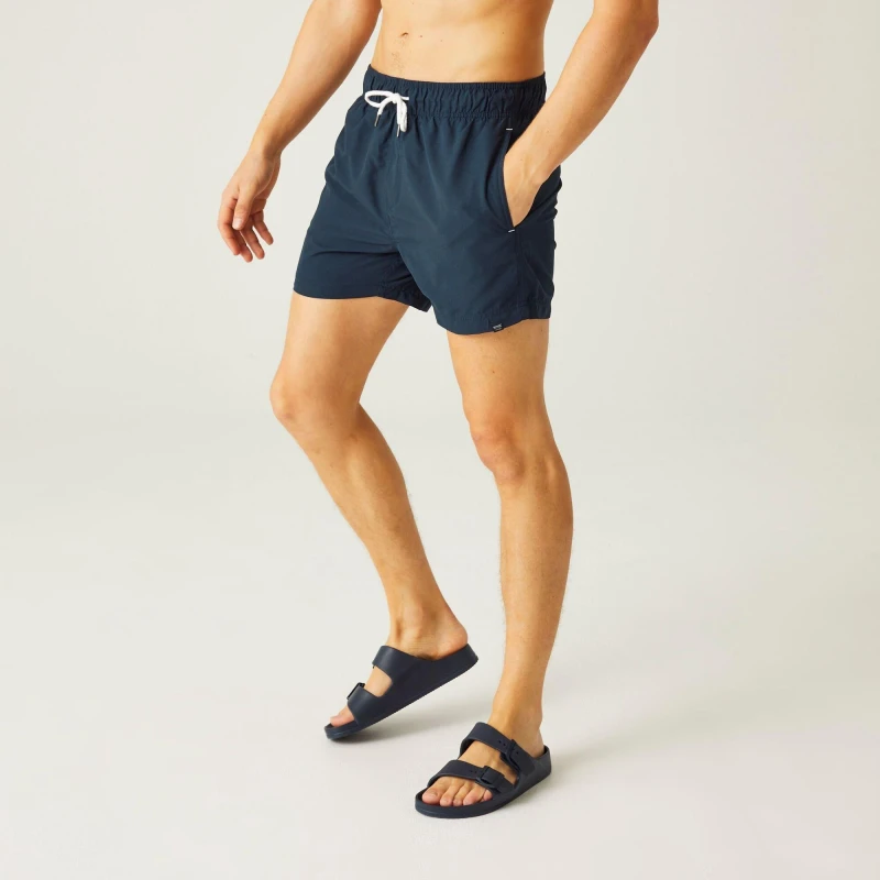 Image of Regatta Mens Mawson III Quick Drying Swimming Shorts 3XL- Waist 46-48', (117-122cm) NAVY RMM016-540-3XL