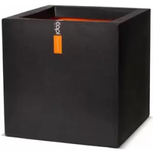 Image of Planter Urban Smooth Square 40x40x40cm Black KBL903 Capi Black