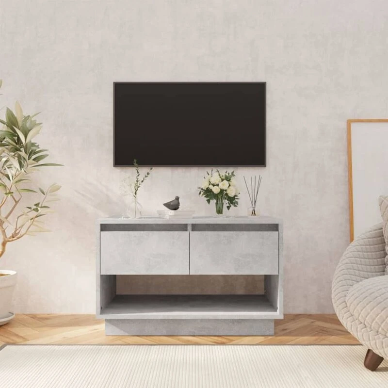 Image of VIDAXL Vidaxl - tv Cabinet Concrete Grey 70x41x44cm Engineered Wood 8720286834428