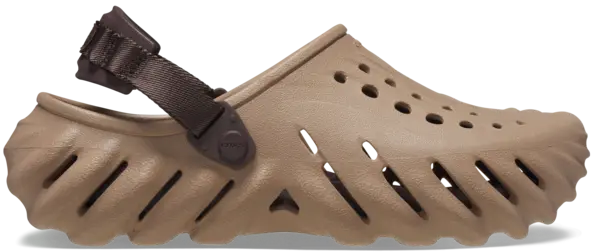 Image of Crocs Unisex Echo Clogs Latte W5/M4