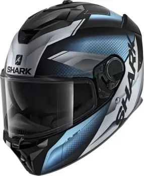 Image of Shark Spartan GT Elgen Helmet, black-blue, Size 2XL, black-blue, Size 2XL