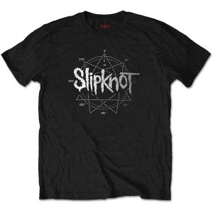 Image of Slipknot - Logo Star Mens Small T-Shirt - Black