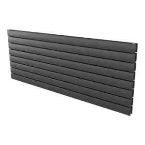 Image of Thames Duplex Horizontal Designer Radiator 595x1500 Anthracite
