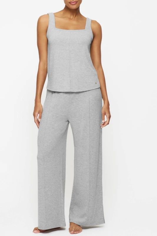 Image of KBX Womens Marie Brushed Cami Top in Grey Size: 18 Grey Female 18