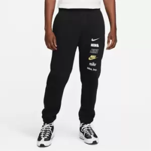 Image of Nike Club Fleece+ Mens Brushed-Back Fleece Pants - Black