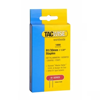Image of Tacwise Tacker Staples (91) 30mm