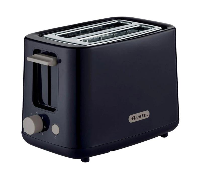 Image of ARIETE Breakfast 0157 2-Slice Toaster - Dark Grey, Silver/Grey 8003705121850