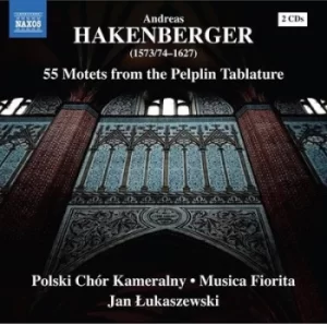 Image of Andreas Hakenberger 55 Motets from the Pelplin Tablature by Andreas Hakenberger CD Album