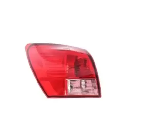 Image of ABAKUS Rear light 215-19K1L-UE Combination rearlight,Tail light NISSAN,Qashqai / Qashqai +2 I (J10, NJ10)