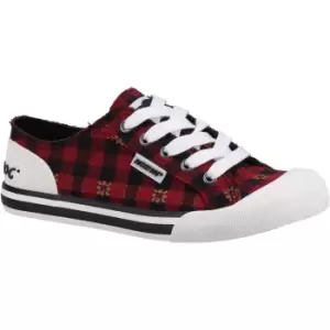 Image of Rocket Dog Womens Jazzin Dublin Lace Up Canvas Shoes UK Size 6 (EU 39)