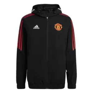 Image of adidas Manchester United Condivo 22 All-Weather Jacket Me - Black