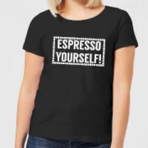 Image of Espresso Yourself Womens T-Shirt - Black - 5XL