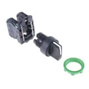 Image of Schneider Electric 2 Position Knob Selector Switch - (NO/NC) 22mm Cutout Diameter