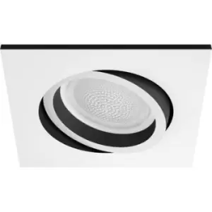Image of Philips Lighting Hue LED ceiling light 871951433892000 Hue White & Col. Amb. Centura Einbauspot eckig weiß 350lm GU10 5.7 W