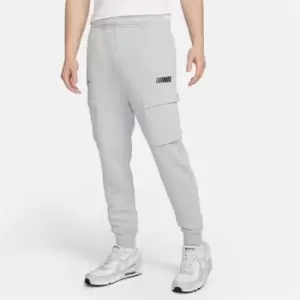 Image of Nike Sportswear Standard Issue Fleece Cargo Trousers - Grey