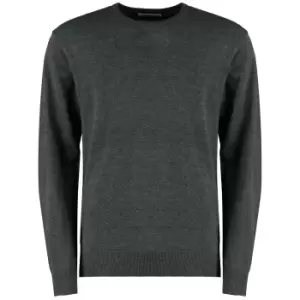 Image of Kustom Kit Mens Arundel Crew Neck Sweater (S) (Graphite Grey)