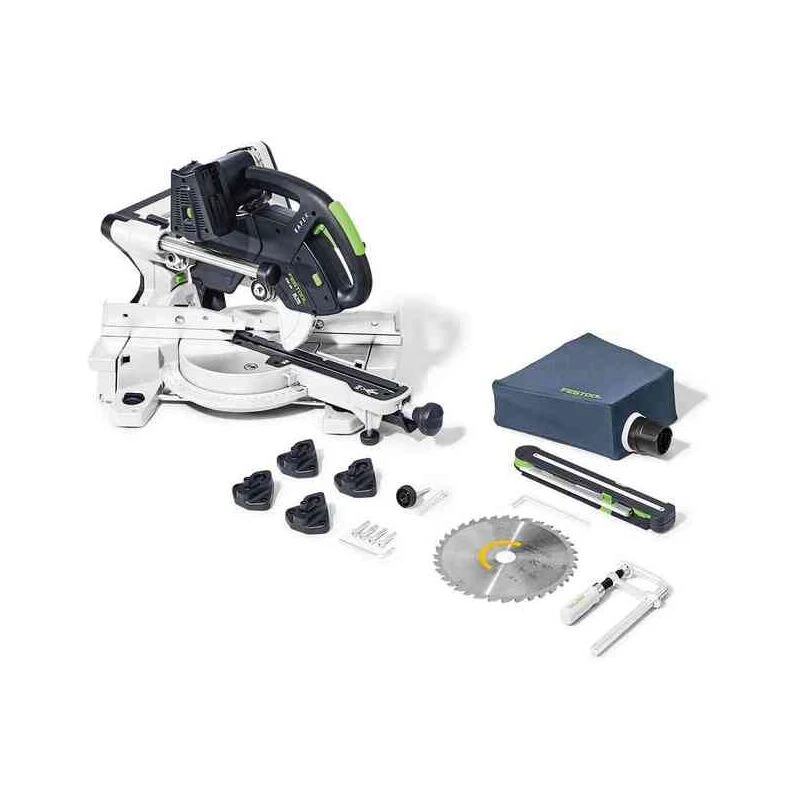 Image of Festool Kapex KSC 60 18v Cordless Sliding Compound Mitre Saw 577775 Batteries: No Batteries