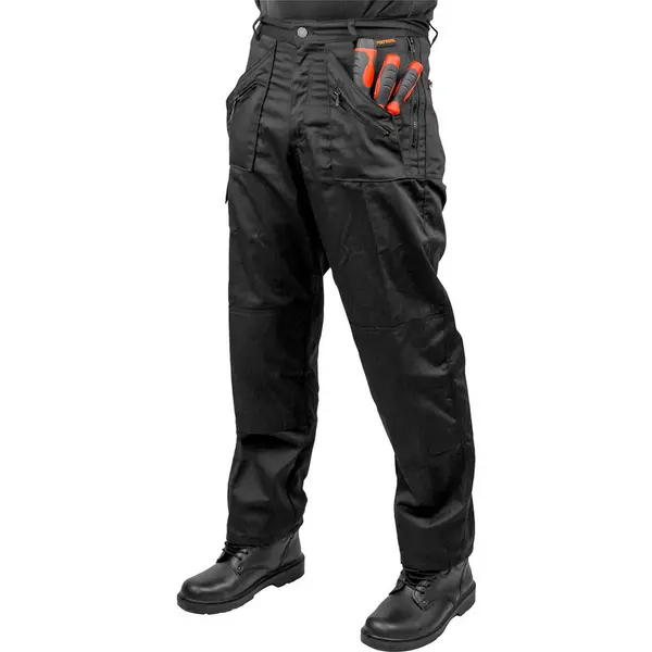 Image of Portwest Action Trousers S887BKR32 Colour: Black