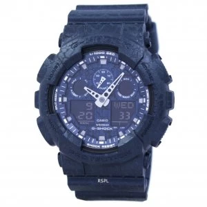 Image of Casio G-SHOCK Standard Analog-Digital Watch GA-100CG-2A - Blue