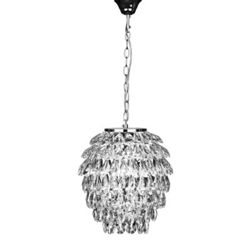 Image of Premier Housewares Interiors by Premier Fallon Pendant Silver