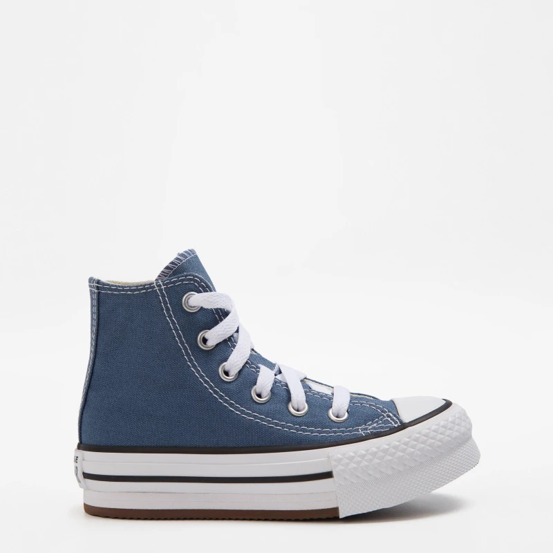 Image of Converse Kids Canvas High-Top Trainers Blue 480 male C10 (28)