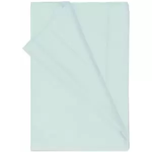 Image of Belledorm 200 Thread Count 100% Egyptian Cotton Flat Sheet, Ocean, King/Super King