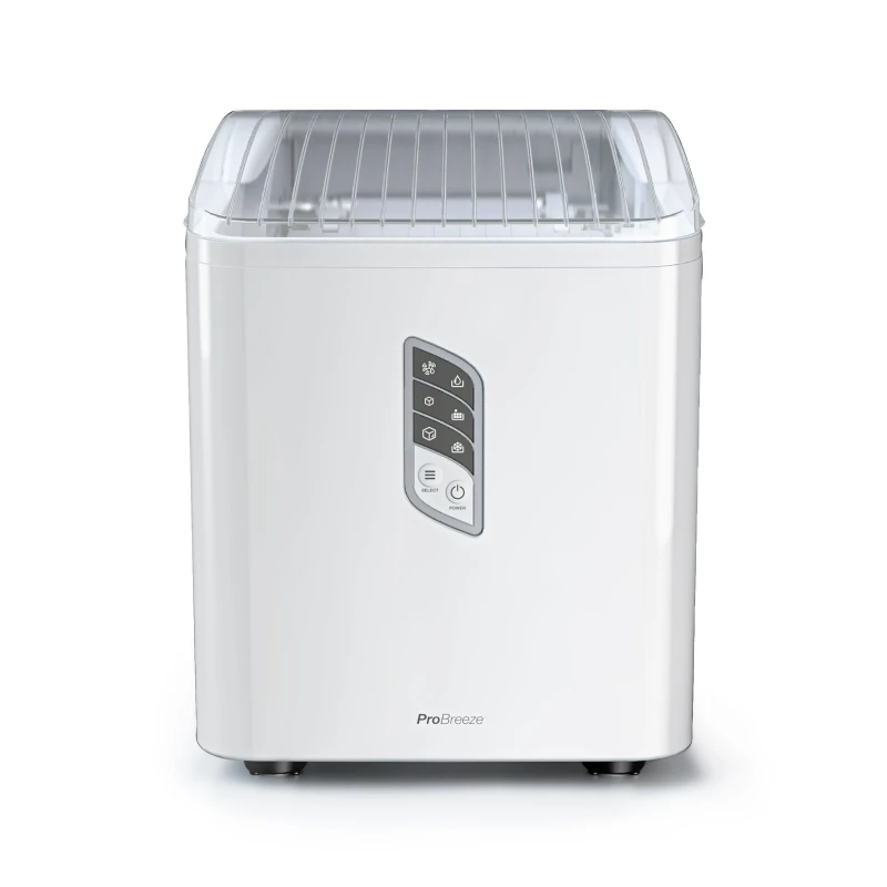 Image of Pro Breeze Countertop Ice Cube Maker - 2L Self-Cleaning Machine With 15kg Daily Output in White White Unisex