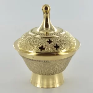 Image of Brass Silver Plated Burner 8cm