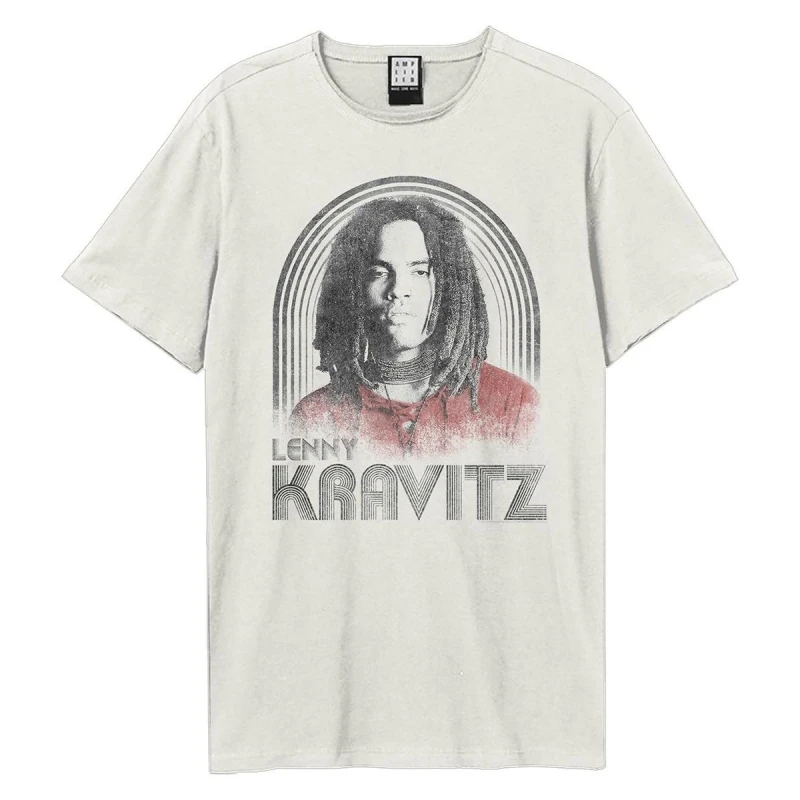 Image of Amplified Amplified Men Mamma Said Lenny Kravitz T-Shirt in White Size: X-Small White XS Male 5063806408079