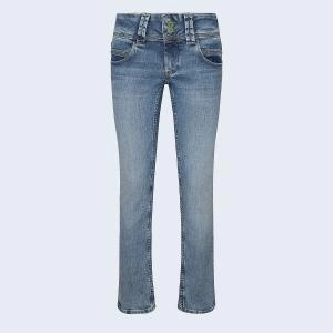 Image of Pepe jeans VENUS womens Jeans in Blue - Sizes US 34 / 32,US 34 / 34,US 26 / 32,US 27 / 32,US 28 / 32,US 29 / 32,US 27 / 34,US 28 / 34,US 29 / 34,US 25