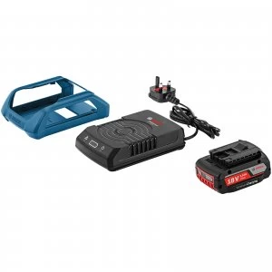 Image of Bosch GAL 1830 18v Cordless Wireless Battery Charger and 1 Li-ion Battery 2ah 240v