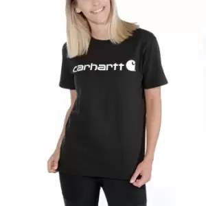 Image of Carhartt Womens Workwear Logo Graphic Short Sleeve T Shirt XS - Bust 33' (84cm)