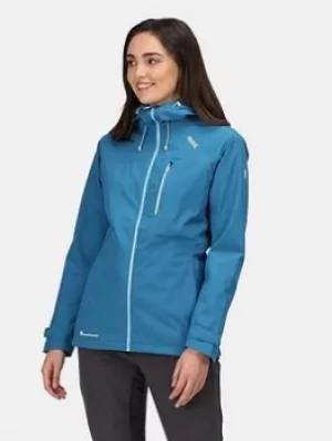 Image of Regatta Regatta Britedale Waterproof Shell Jacket, Blue, Size 8, Women