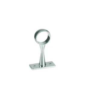 Image of Wickes Interior Centre Rail Bracket - 19mm Brushed Nickel