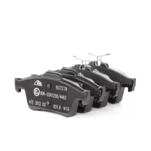 Image of ATE Brake pad set PEUGEOT 13.0460-7278.2 425439,4254A8