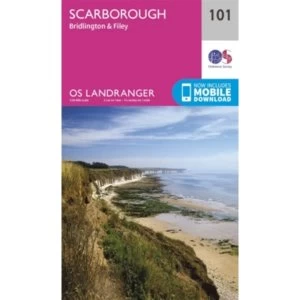 Image of Scarborough, Bridlington & Filey by Ordnance Survey (Sheet map, folded, 2016)