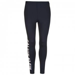 Image of Calvin Klein Performance Side Logo Leggings - Night Sky